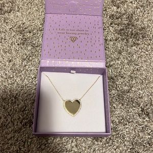 New Melinda Maria heart necklace